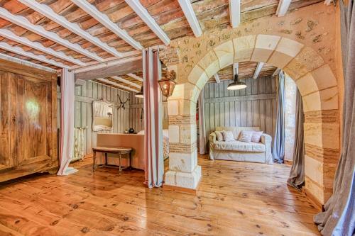 Χώρος καθιστικού στο L'orée De Lansot - Chambre Romance
