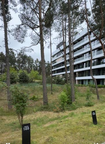 Κήπος έξω από το Shellter Bael Apartamenty