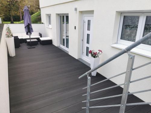 Balcone o terrazza di Ferienwohnung Edelweiß