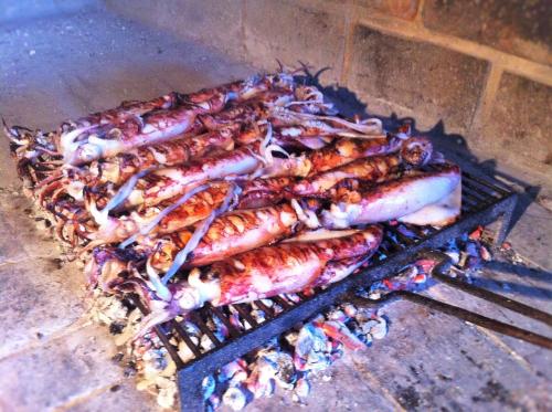 Gril dostupný pro hosty v bed and breakfast
