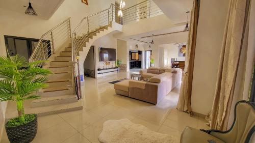 Zona de estar de Villa Serenity Yenne