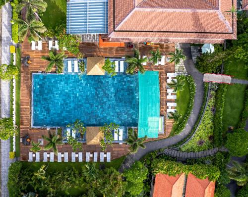 Bazén v ubytování Silk Sense Hoi An River Resort - Green Luxury Escape nebo v jeho okolí