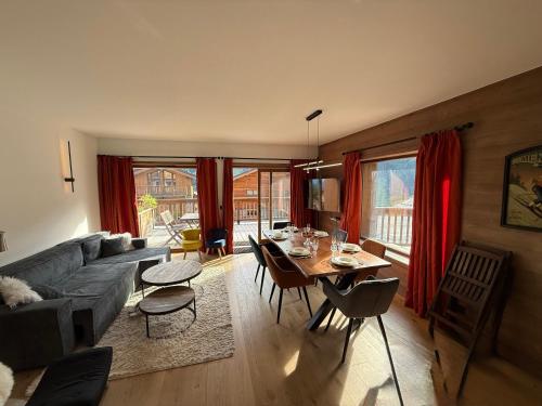 Appartement de luxe 4 adultes 2 enfants 3 chambres Méribel Mottaret location du samedi au samedi