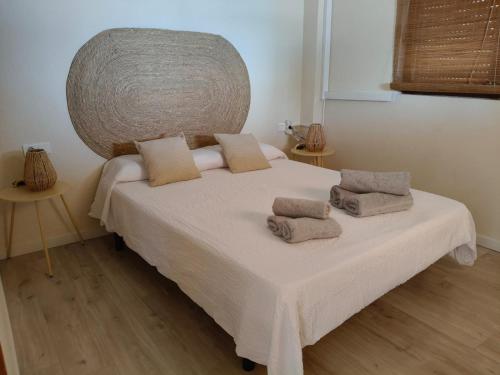 En eller flere senge i et værelse på Balcón al mar - A 50 metros de la playa