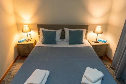 Ένα ή περισσότερα κρεβάτια σε δωμάτιο στο Το σπίτι στην Παλιά Ξάνθη