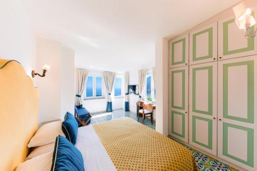 Letto o letti in una camera di Hotel Villa Maria