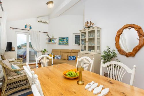 Kuchyň nebo kuchyňský kout v ubytování Apartment Vita Lovran