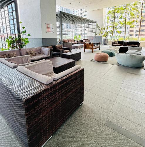 Χώρος καθιστικού στο Ramad Serviced Suites KLCC