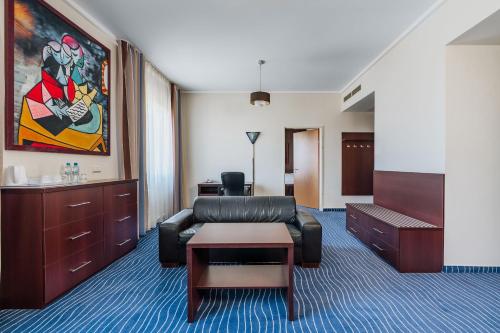 Χώρος καθιστικού στο Express Kraków Hotel