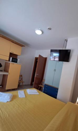 Η κουζίνα ή μικρή κουζίνα στο Hotel Porto Puddu - Il Nido dei Gabbiani