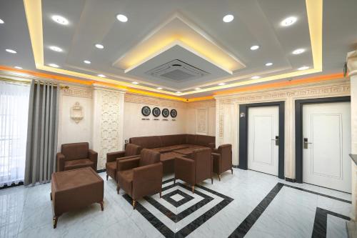 Χώρος καθιστικού στο Milena Otel