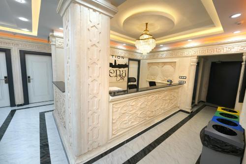 Η κουζίνα ή μικρή κουζίνα στο Milena Otel