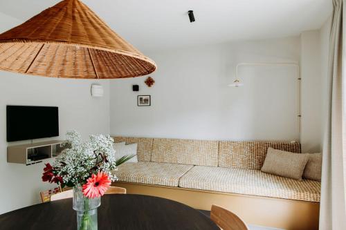 Χώρος καθιστικού στο Boutique Apartments Koogerend