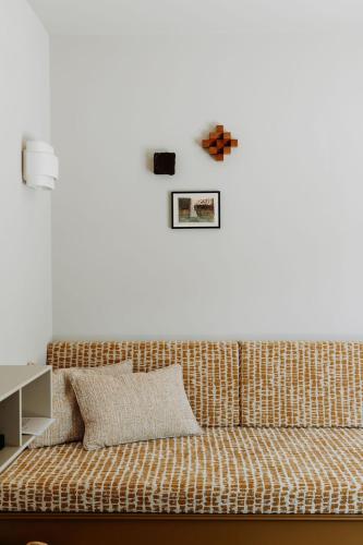 Ένα ή περισσότερα κρεβάτια σε δωμάτιο στο Boutique Apartments Koogerend