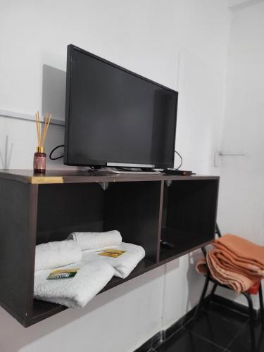 TV a/nebo společenská místnost v ubytování Zurita Apart