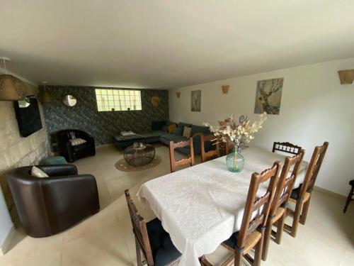 Χώρος καθιστικού στο La maison du bonheur