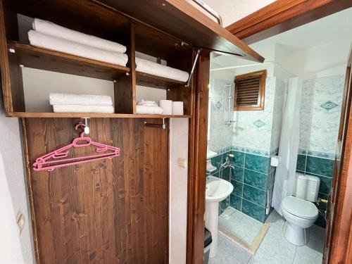 Koupelna v ubytování Kaptan Pansiyon