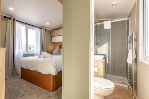 Koupelna v ubytování Lodge No 58 - Stewart's Resort Cameron