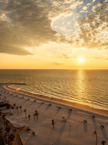 a view of the beach at sunset at Hyatt Regency Clearwater Beach Resort & Spa in Clearwater Beach