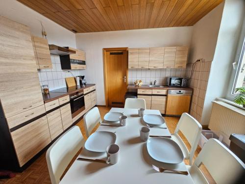 Nhà bếp/bếp nhỏ tại -MrWohnraum- Apartments in Dillenburg - bis zu 6 Personen