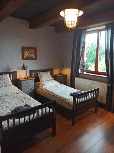 Postel nebo postele na pokoji v ubytování Domus Nö58