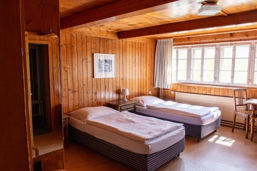Hotel am Schönenbühlにあるベッド
