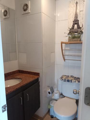 Phòng tắm tại Departamento Marina Sol III