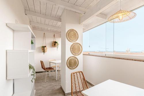 Χώρος καθιστικού στο Barceloneta Experience Suite & Rooms