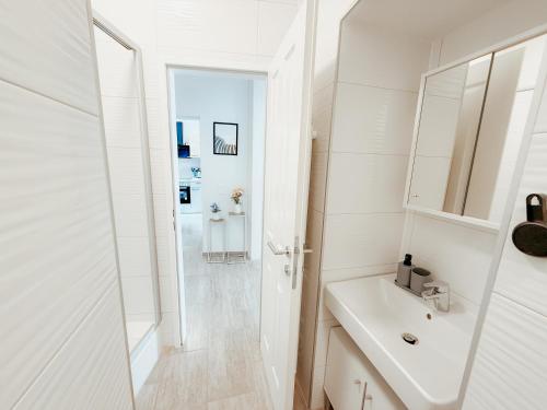 Ένα μπάνιο στο Stylisches City -Apartment