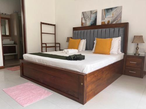Silina Airport Residence & Transit Hotelにあるベッド
