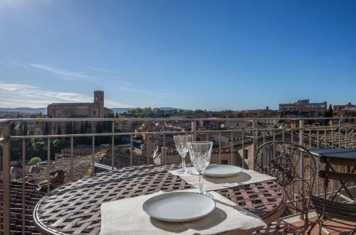 Balkoni atau teres di I Terzi Di Siena - Rooms Only