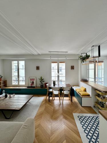 Appartement lumineux et moderne à Montmartre