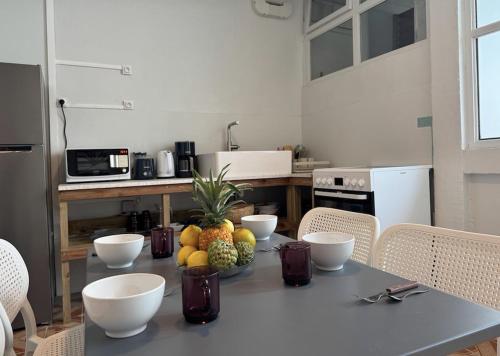 Dapur atau dapur kecil di Appartement Le Tamaya