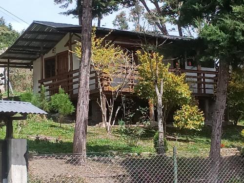 Zahrada ubytování Cabaña con linda vista en Oxapampa