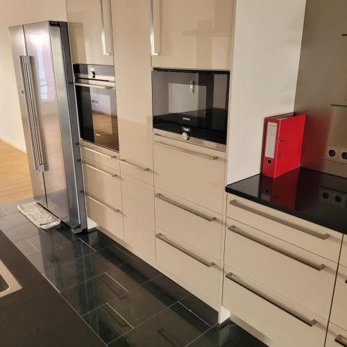 Η κουζίνα ή μικρή κουζίνα στο Frauenhofer Appartement