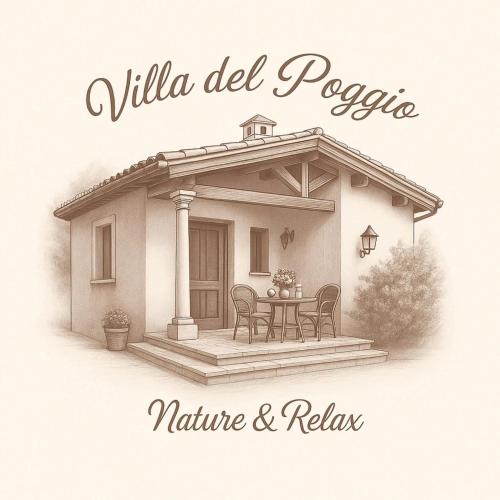 a picture of a house with a patio at Villa del Poggio in Poggio Mirteto