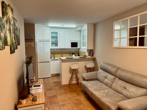 Η κουζίνα ή μικρή κουζίνα στο Acogedor Apartamento en Camaleño
