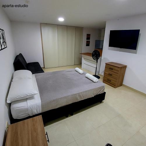 Katil atau katil-katil dalam bilik di Casa Los Alpes