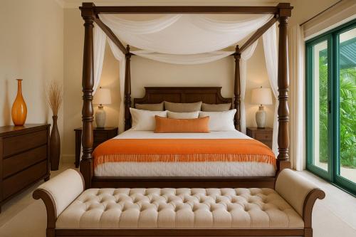 Katil atau katil-katil dalam bilik di South Shore Villa Armonia Luxury Boutique