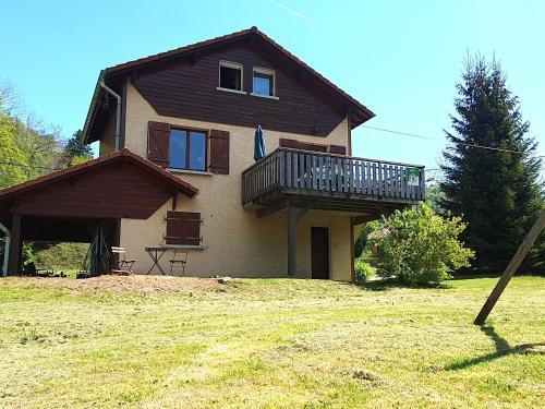 Chalet familial Vosges avec baby-foot et animaux admis - FR-1-589-688