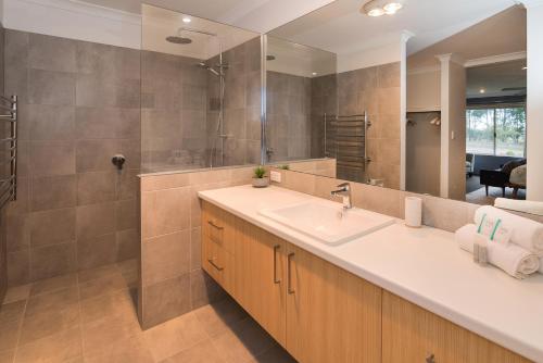 Koupelna v ubytování Blue Retreat