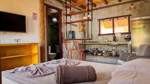 Cama o camas de una habitación en Pousada Reserva Setiba Guarapari