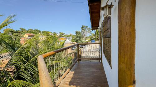 Un balcón o terraza de Pousada Reserva Setiba Guarapari