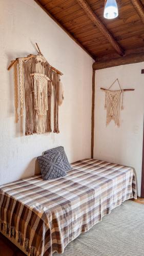 Cama o camas de una habitación en Pousada Reserva Setiba Guarapari