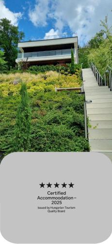 Designer Villa Above Lake Balaton & Near Water