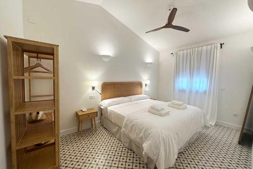 Ένα ή περισσότερα κρεβάτια σε δωμάτιο στο Hacienda Los Manchones