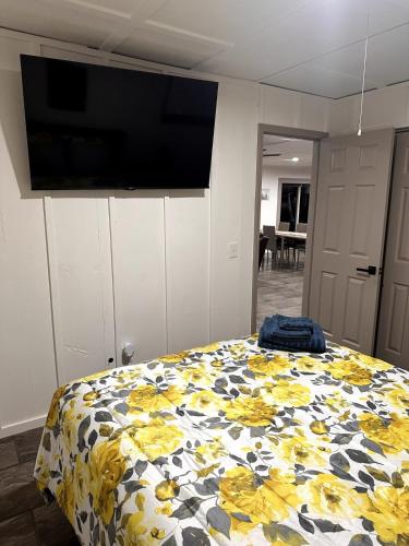TV o dispositivi per l'intrattenimento presso Peaceful Lake House