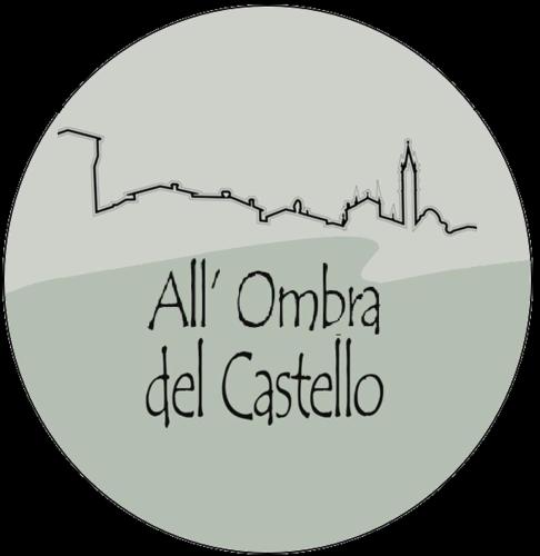 a black and white circle with the words al ontario el castello at Appartamento All'Ombra del Castello affitto breve in Levizzano Rangone