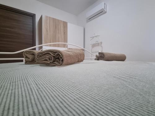 Кровать или кровати в номере Agriturismo Al Vecchio Fienile