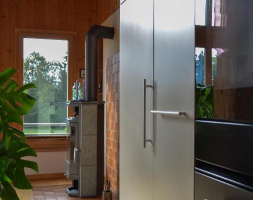 Kuchyň nebo kuchyňský kout v ubytování Appartement Vue Neuve